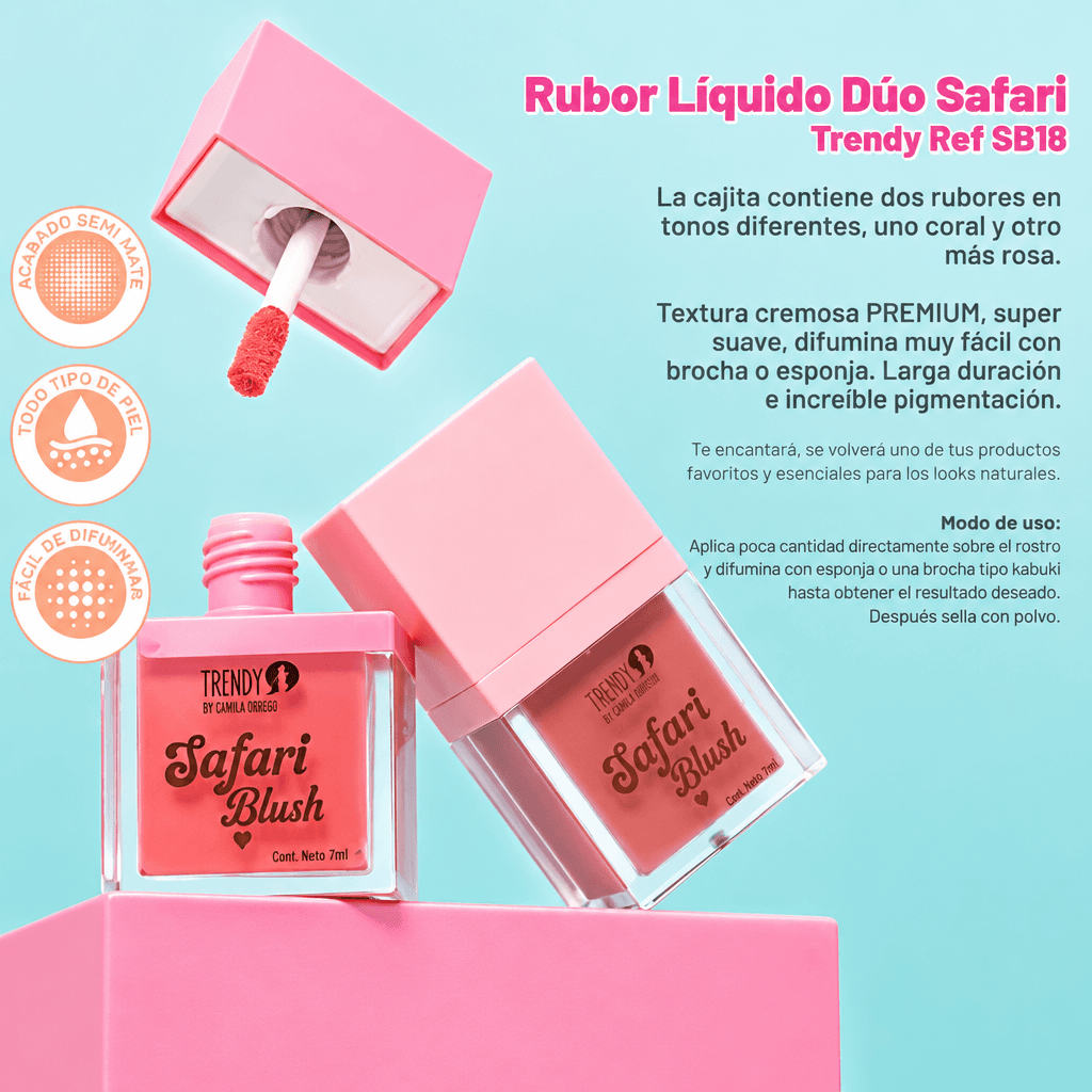 PIEL RUBOR LÍQUIDO DUO SAFARI