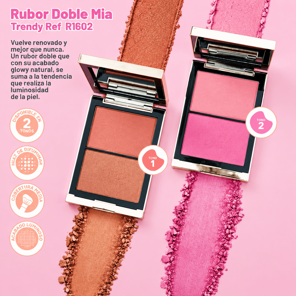 PIEL RUBOR DOBLE MIA (#01, #02)