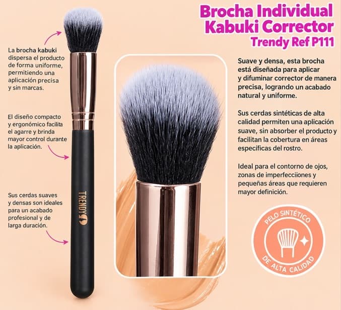 ACCE BROCHA INDIVIDUAL KABUKI CORRECTOR